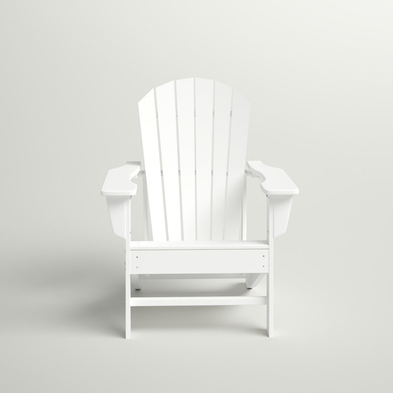 Sol 72 Outdoor Abril Plastic Adirondack Chair Reviews Wayfair   Abril Plastic Adirondack Chair 